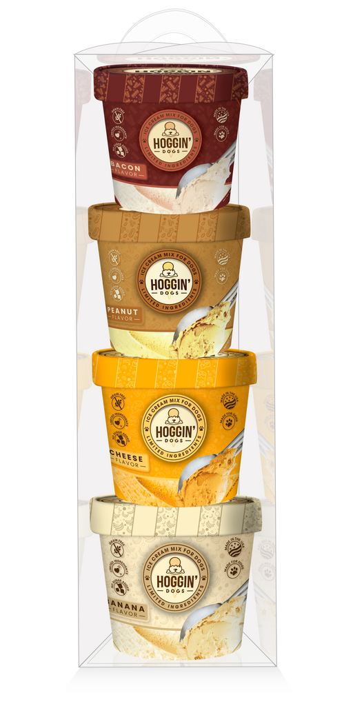 Hoggin' Dogs Ice Cream Mix Sample Pack - All 4 Flavors